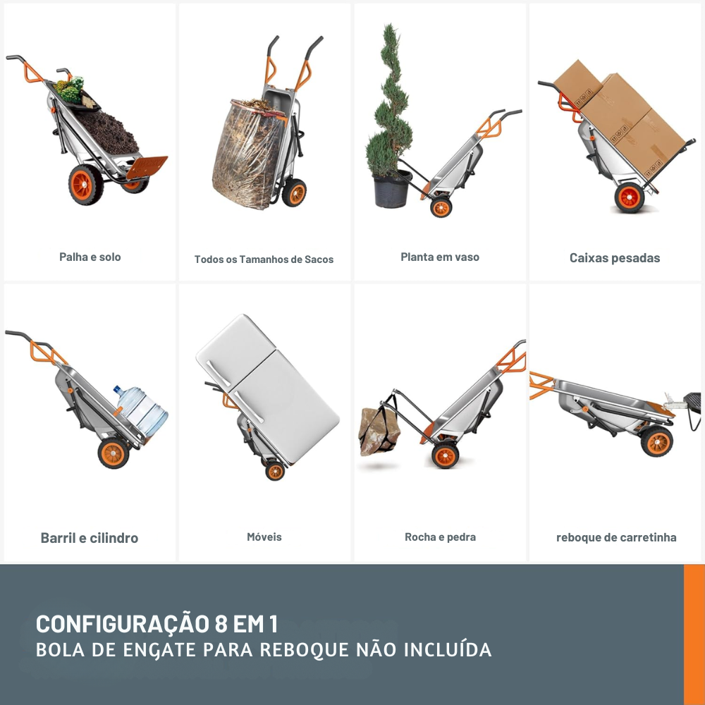 MultiCarga Pro™: 8 em 1 para facilitar sua rotina.