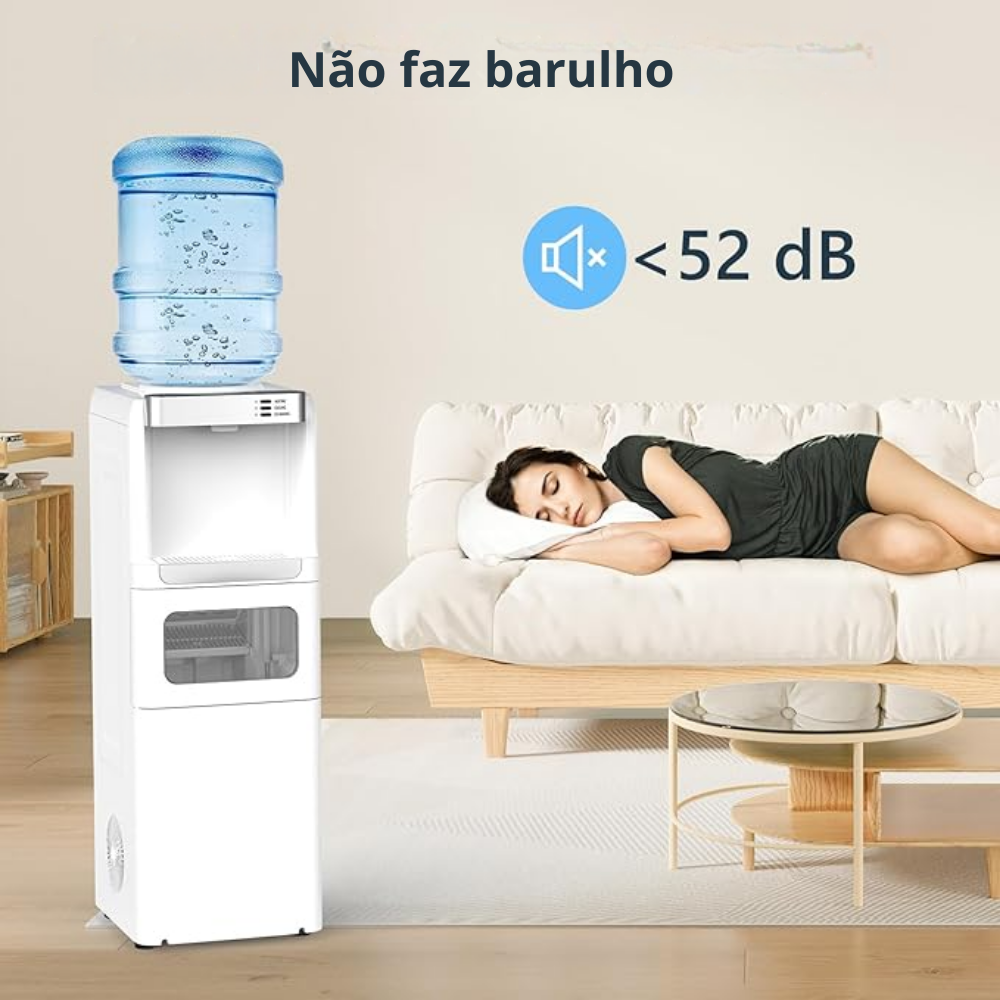 Gelo, quente e gelada. Tudo no mesmo lugar. GeloPronto 3 em 1™